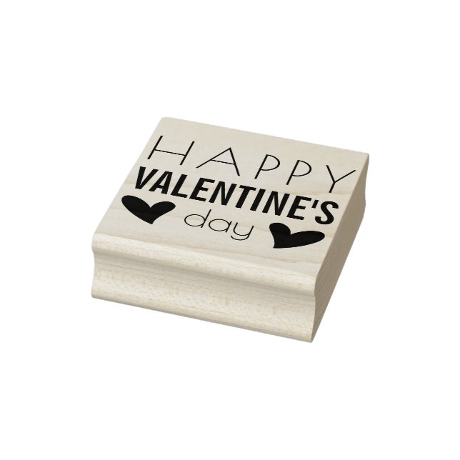 Happy Valentine's Day Gummistempel (Stempel)