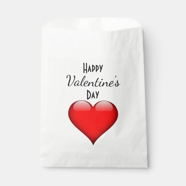 Happy Valentine's Day Gunst Bag Geschenktütchen (Vorderseite)