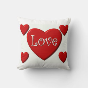 Happy Valentine's Day Heart Design Kissen