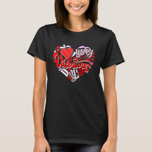 Happy Valentines Day Heart Liebe Valentine Men Wom T-Shirt