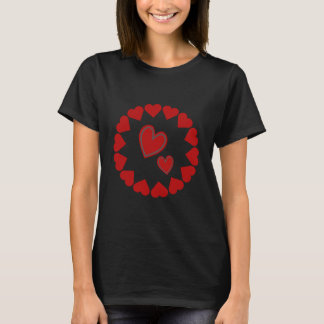Happy Valentine's Day Heart Red T - Shirt
