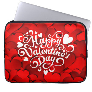 Happy Valentine's Day Heart Shape-23803 Laptopschutzhülle
