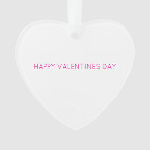 Happy Valentines Day Heart XOXO Moderne Typografie Ornament