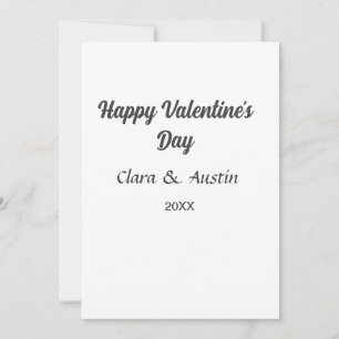 Happy Valentine's Day hinzufügen Namensdatum einfa Einladung