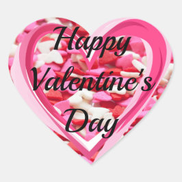 Happy Valentine's Day Hört Ihren Text 20 STICKER