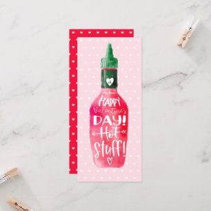 Happy Valentine's Day Hot Suff   Heißsauce Flasche