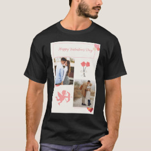 Happy Valentine's Day Ihr Foto T-Shirt
