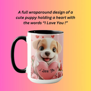 Happy Valentine's Day (Ihr Name) Tasse