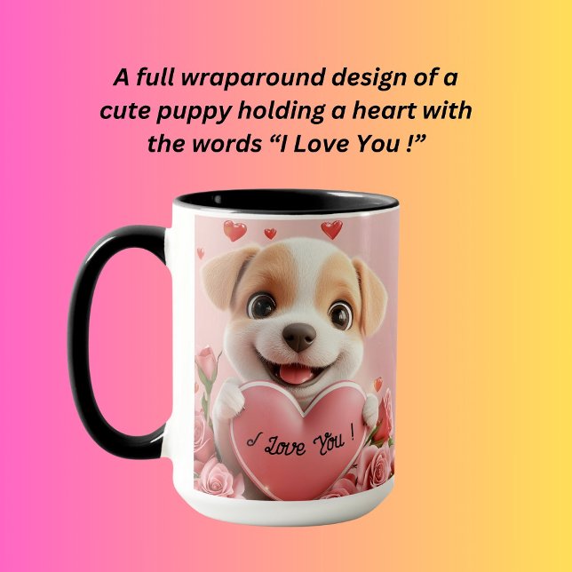 Happy Valentine's Day (Ihr Name) Tasse (Von Creator hochgeladen)