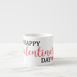 Happy Valentine's Day Kaffeezubereitung Tasse
