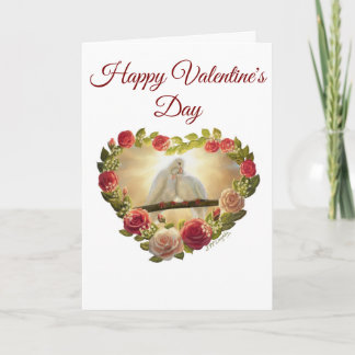 'Happy Valentine's Day'-Karte - Kunst von Jenny Karte