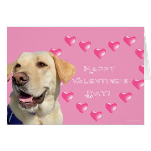 Happy Valentine's Day Labrador Hunde Herz Liebe Ka