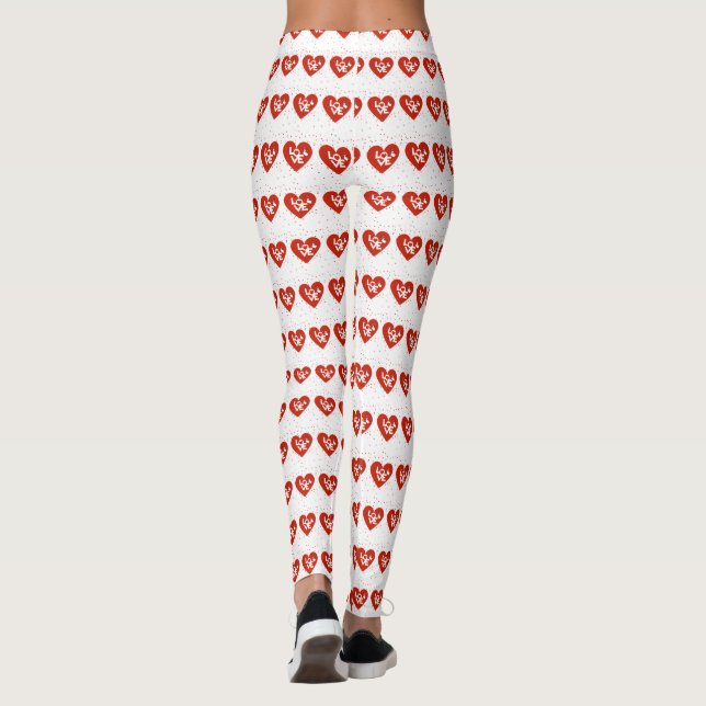 Happy Valentine's Day Leggings (Rückseite)