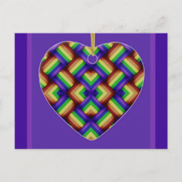 Happy Valentine's Day LGBT Postcard Postkarte