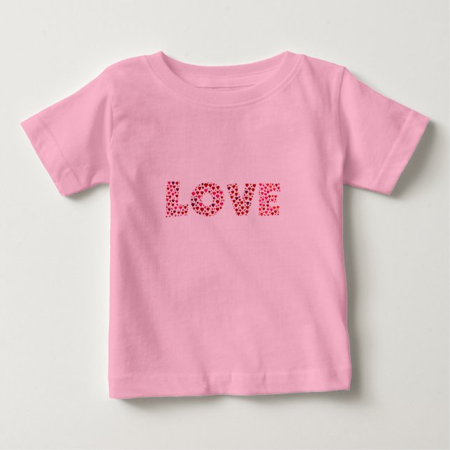 Happy Valentine's Day Liebe Baby T-shirt (Vorderseite)