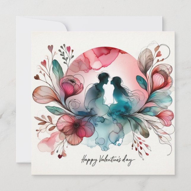 Happy Valentines Day Liebe Cards Karte (Vorderseite)