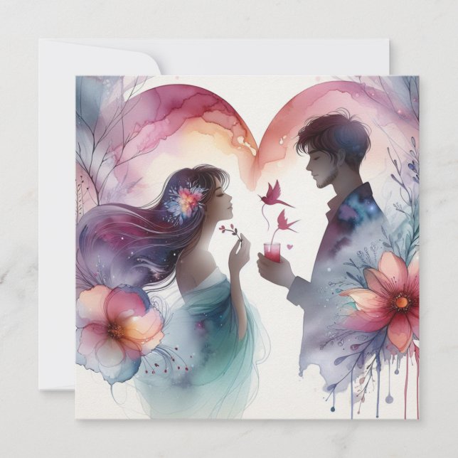 Happy Valentines Day Liebe Cards Karte (Vorderseite)