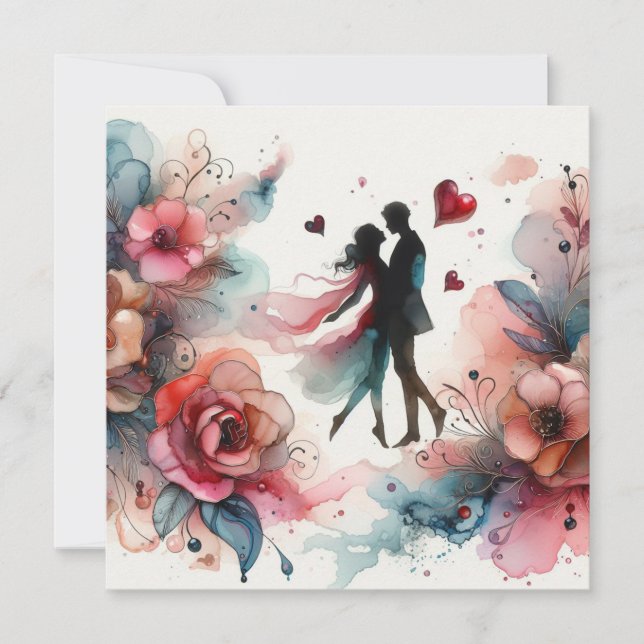 Happy Valentines Day Liebe Cards Karte (Vorderseite)