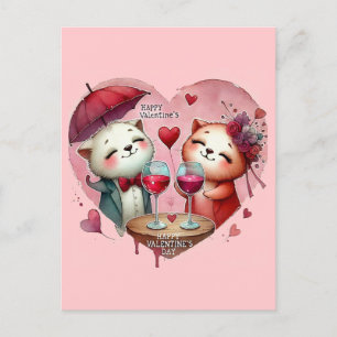 Happy Valentines Day Liebe Cards Postkarte