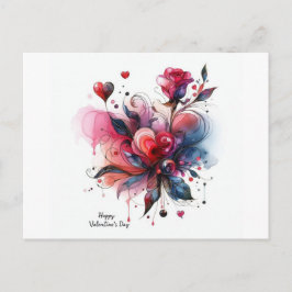 Happy Valentines Day Liebe Cards Postkarte