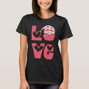 Happy Valentine's Day Liebe Gnome Graphic Niedlich T-Shirt