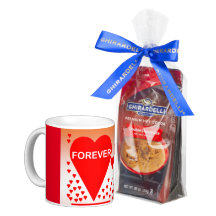 Happy Valentine's Day Liebe Herz Tasse & Heiße Kak