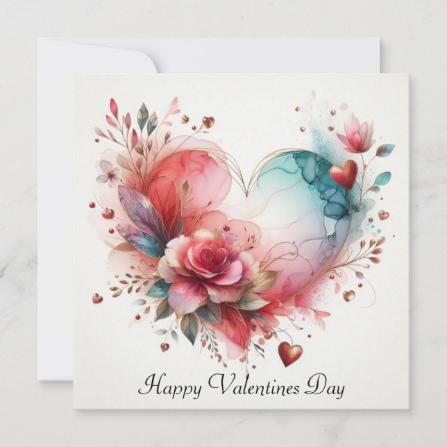 Happy Valentines Day Liebe Karten (Vorderseite)