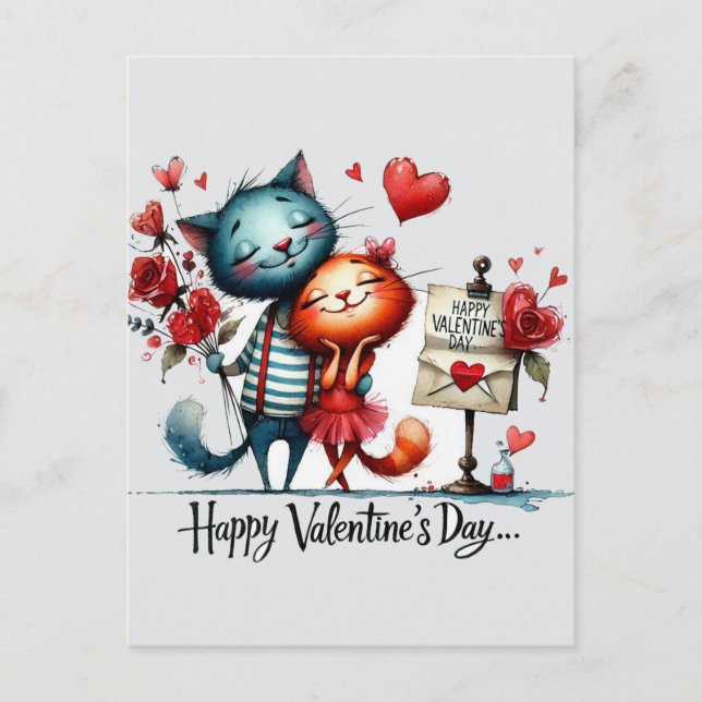 Happy Valentines Day Liebe Karten (Vorderseite)