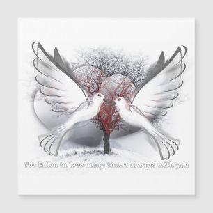 Happy Valentine's Day Magnatic Card Magnetkarte