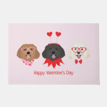 Happy Valentines Day Maltipoo Hunde
