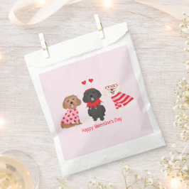 Happy Valentines Day Maltipoo Hunde Geschenktütchen