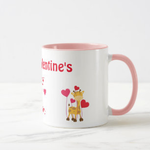 Happy Valentine's Day Mama Safari Thema Tasse