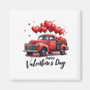 Happy Valentine's Day Matching Paares Outfit Magnet