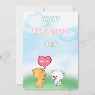 Happy Valentine's Day Meine Liebe Feiertagskarte