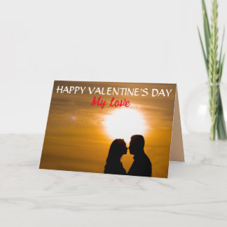 HAPPY VALENTINE'S DAY MEINE LIEBE FEIERTAGSKARTE