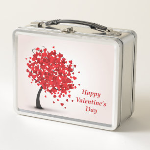 Happy Valentine's Day Metal Lunch Box