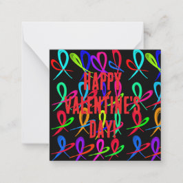 Happy Valentine's Day Mitteilungskarte