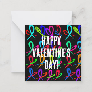 Happy Valentine's Day Mitteilungskarte