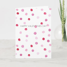 Happy Valentines Day MY LIEBE Pink Polka Dots Swee Karte