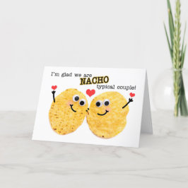 Happy Valentine's Day Nacho Couple Spaß Feiertagskarte