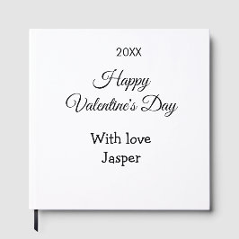 Happy Valentine's day name love simple year stylis Gästebuch