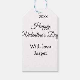 Happy Valentine's day name love simple year stylis Geschenkanhänger