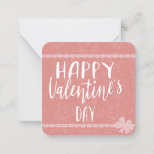 Happy Valentines Day NoteCard Mitteilungskarte
