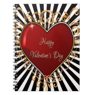 Happy Valentine's Day Notizblock