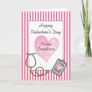 Happy Valentine's Day Nurse Karte