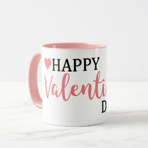 Happy Valentine's Day Orangenkaffee Tasse