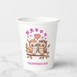 "Happy Valentine's Day Paper Coffee Cup - Perfekt Pappbecher
