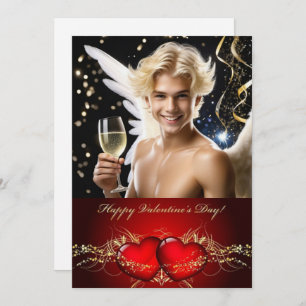 Happy Valentine's Day Personalisiert Gay Twink Feiertagskarte