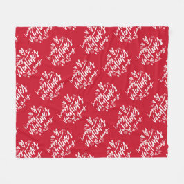 Happy Valentine's Day Personalisiert Name Text Fleecedecke