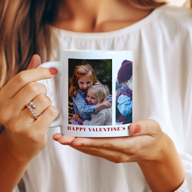 Happy Valentine's Day Personalisierte benutzerdefi Kaffeetasse (Von Creator hochgeladen)